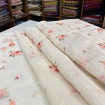 S7475 Embroidered Mul Chanderi ( offwhite ) (Copy)