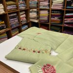 S7482 Semi silk Handworked set