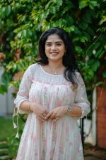 N5390 Embroidered Mul Chanderi ( offwhite) - Image 3