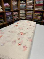 S7475 Embroidered Mul Chanderi ( offwhite ) (Copy) - Image 2