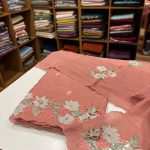 S7483 Semi silk set (peach)