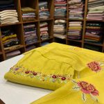 S7482 Semi silk Handworked set