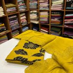 S7168 semi silk set (mustard yellow)