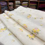 S7475 Embroidered Mul Chanderi
