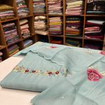 S7482 Semi silk Handworked set