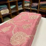 S7535 embroidered Mul Chanderi ( pink )