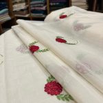 S7542 embroidered Chanderi